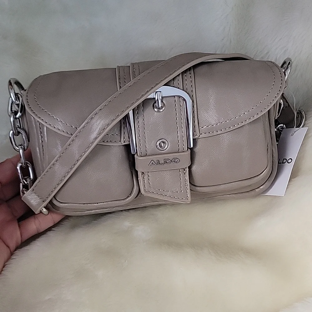 NEW ALDO Tan Shoulder Bag. - Picture 3 of 17